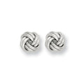 W/G 10mm Knot Stud Earrings