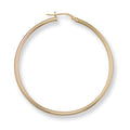 Y/G 40mm Round Tube Hoop Earrings