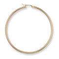 Y/G 50mm Round Tube Hoop Earrings
