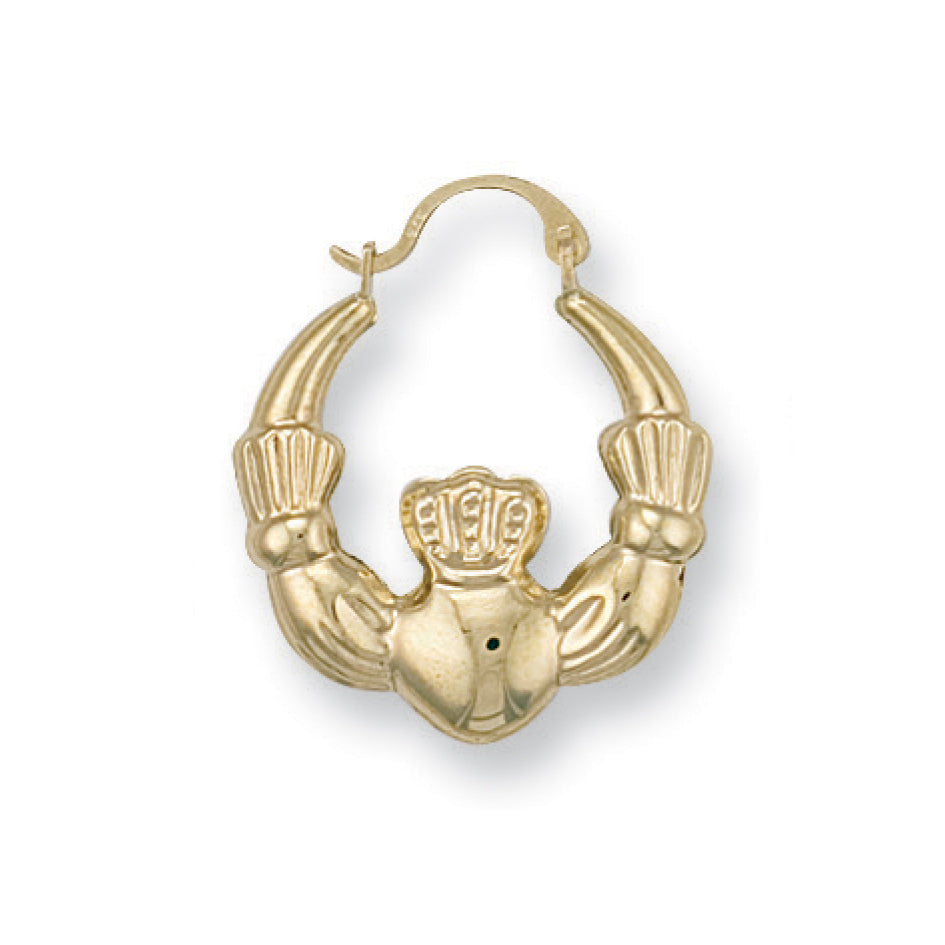 Y/G Claddagh Creoles