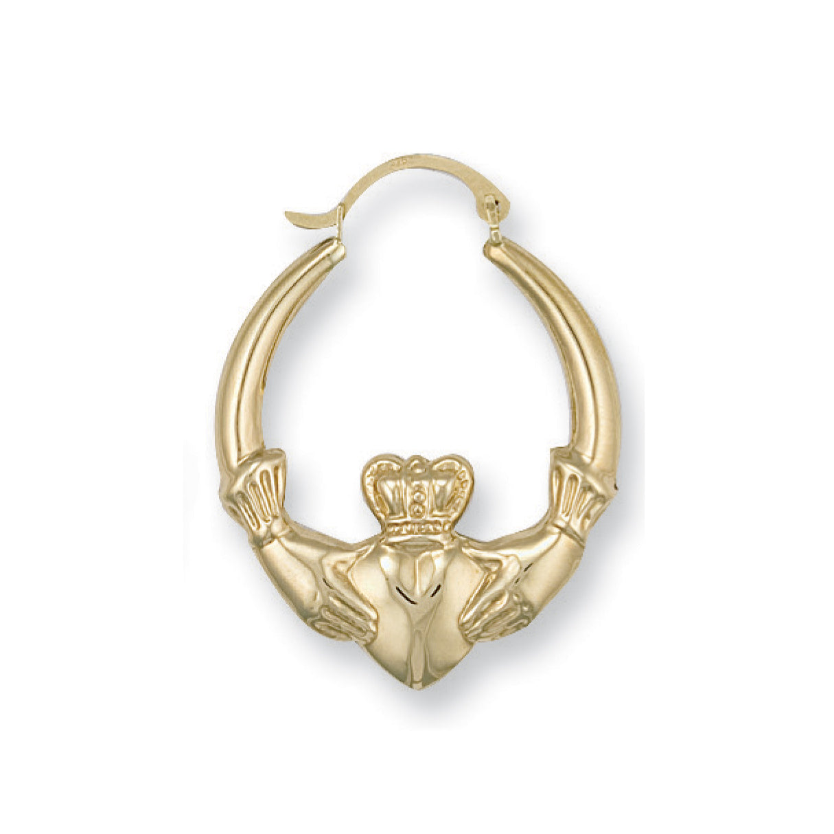Y/G Claddagh Creoles