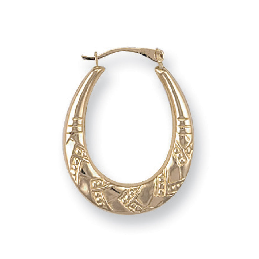 Y/G Fancy Oval Creoles