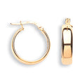 Y/G 18mm Tube Hoop Earrings