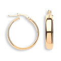 Y/G 24mm Tube Hoop Earrings