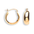 Y/G 17mm Hoop Earrings