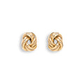Y/G 9mm Knot Stud Earrings