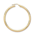 Y/G 46mm Plain Tube Hoop Earrings