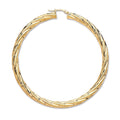 Y/G Large 69mm Twist Hoop