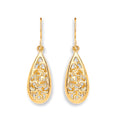 Y/G Hook Oval Drop Earrings