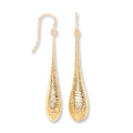Y/G Imprint Drop Hook Earrings
