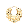 Y/G Traditional Creoles Earrings