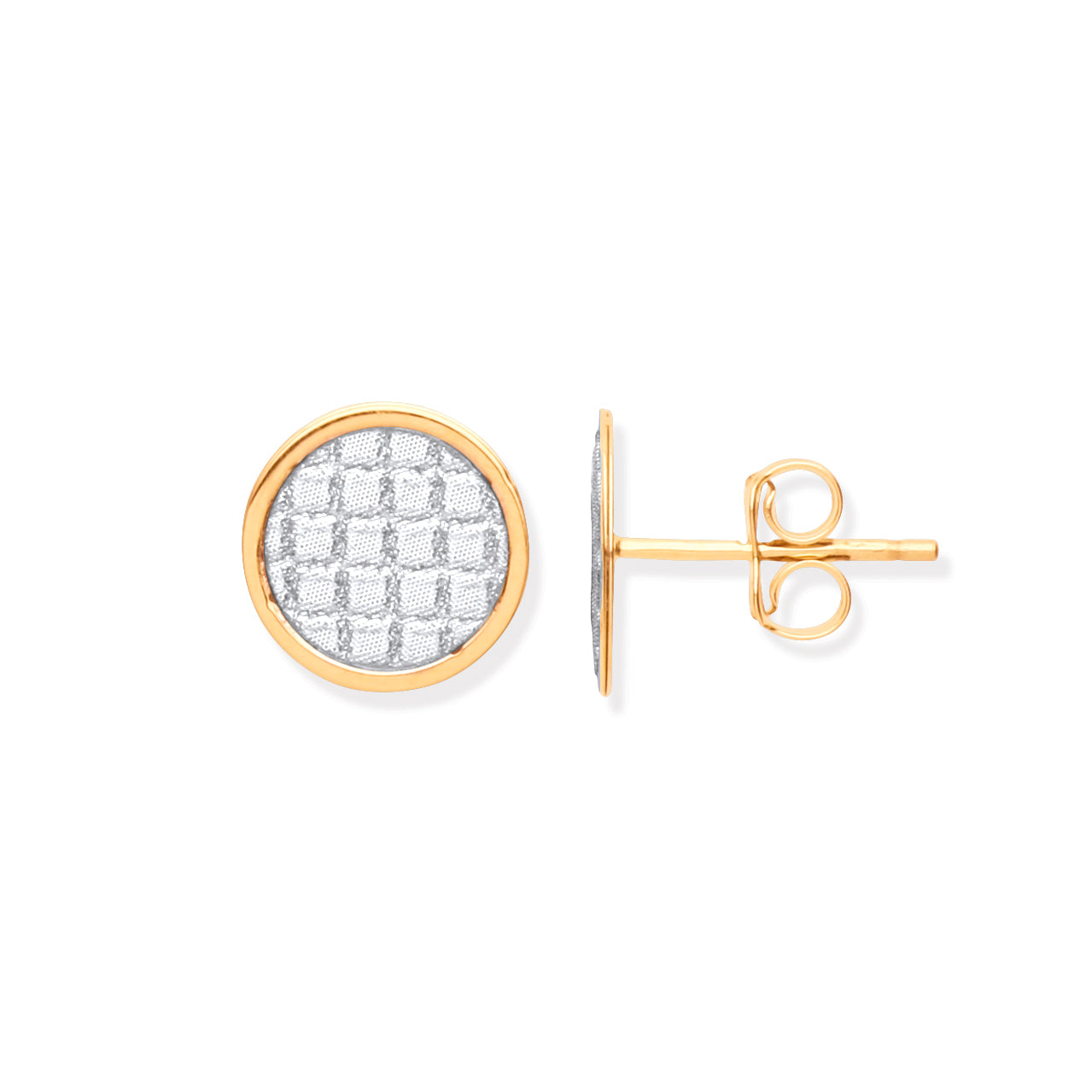 Y/G 10mm Moondust Stone Illusion Effect Studs