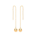 Y/G Ball Chain Threader Earrings