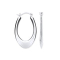 W/G Hollow Plain Tube Earrings