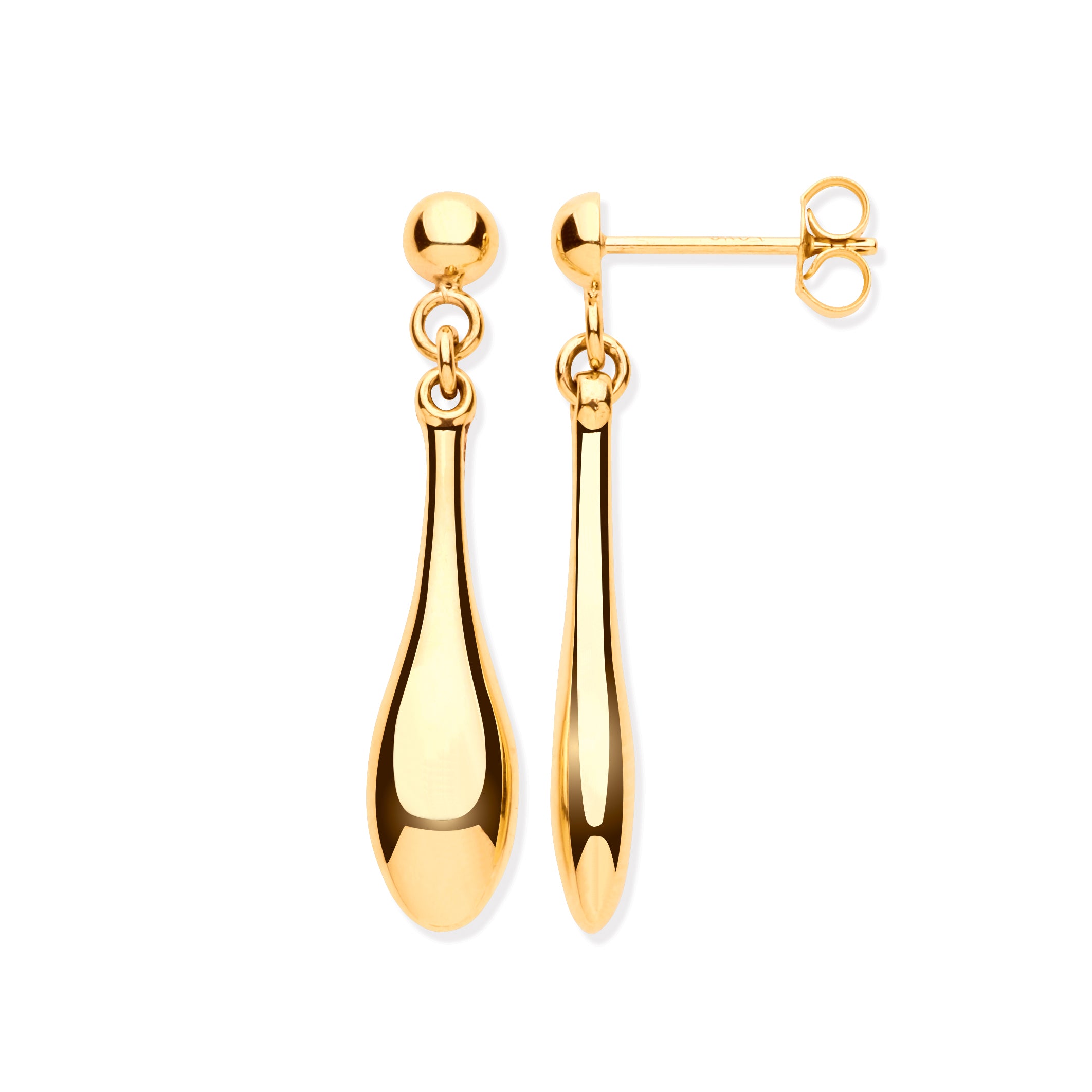 Y/G Hollow Drop Earrings