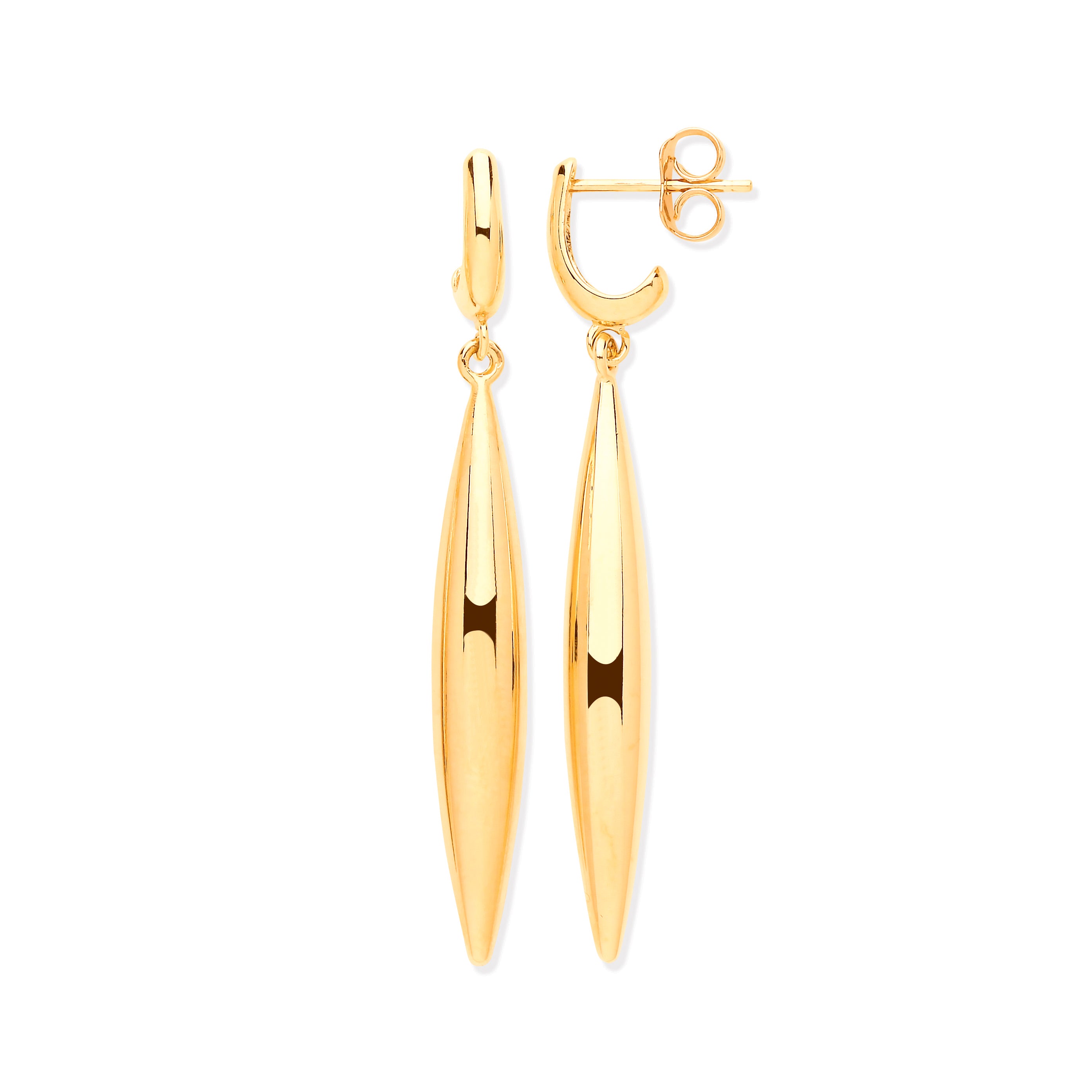 Y/G Hollow Drop Earrings
