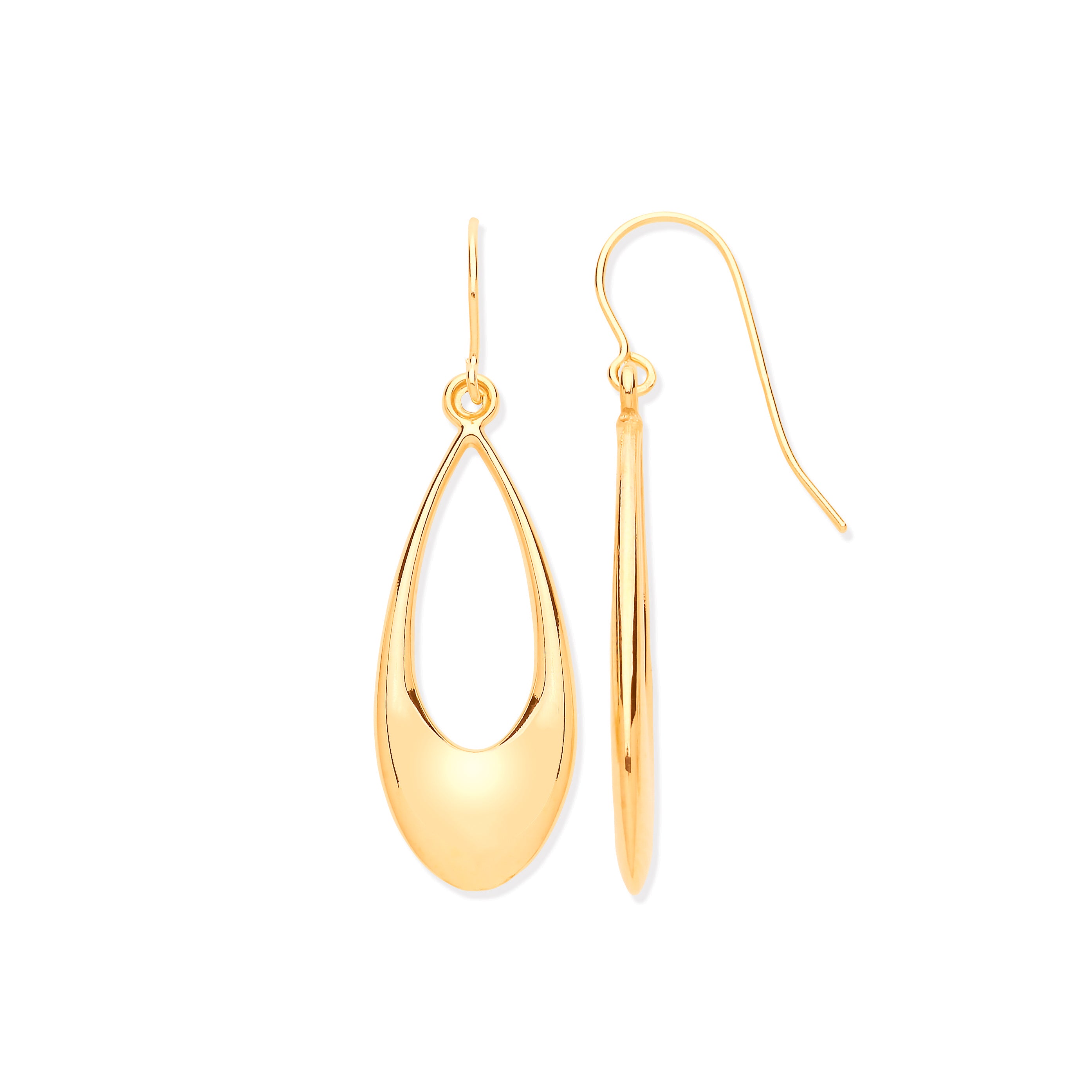 Y/G Hollow Open Drop Earrings