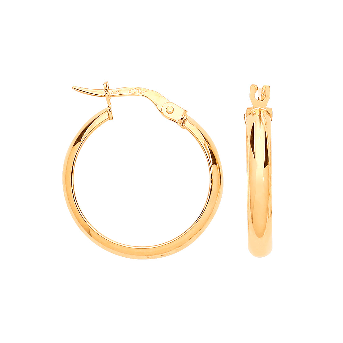 Y/G 20mm Hoop Earrings