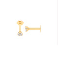 Y/G P/C CZ Ear Cartilage Stud