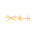 Y/G Bow Stud Earrings