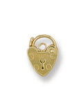 9ct YG 9mm Padlock