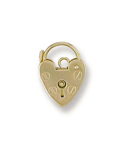 9ct YG 13.5mm Padlock
