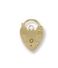 9ct YG 15mm Padlock