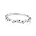 Timeless Rubover set CZs Ladies J-Jaz Bangle