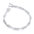 Micro Pave Kisses 200 Cz Bracelet
