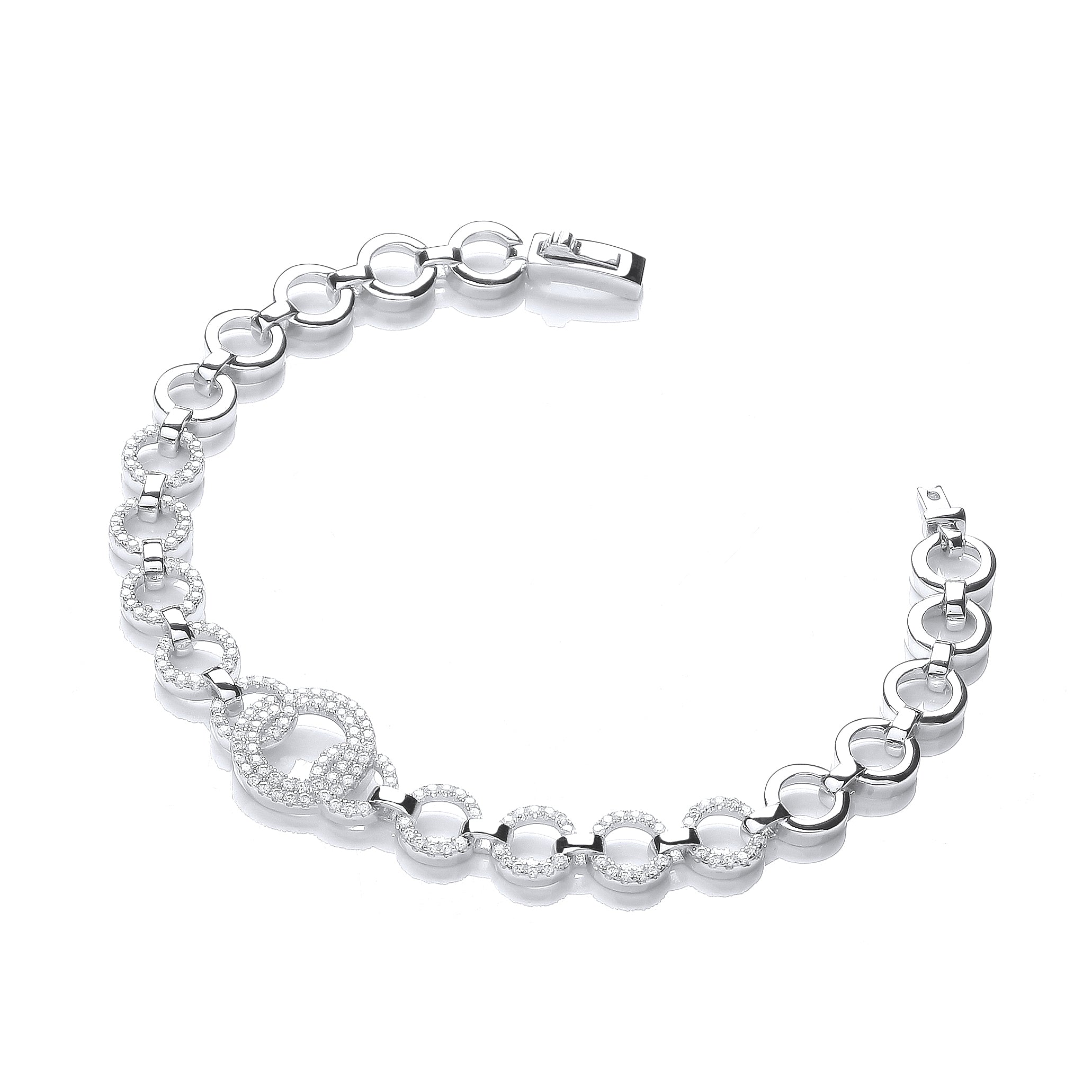 Micro Pave 164 White Czs Bracelet