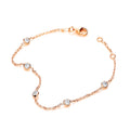 Gold Coated Rubover 5 Czs Bracelet