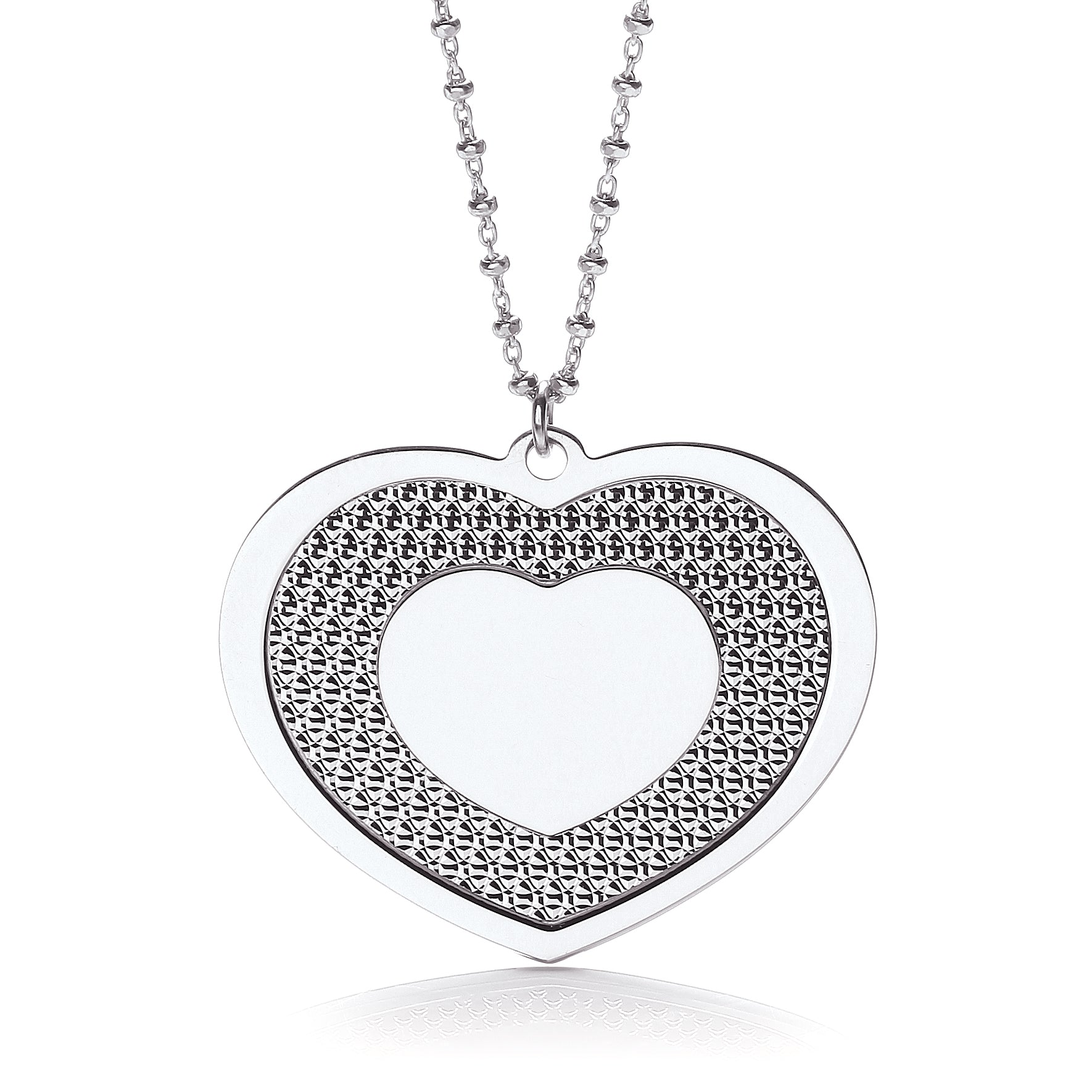 Big Heart 18 Inch Necklace