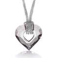 Crystal Heart Fancy Chain 17 Inch