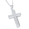 Micro Pave Cross with Chain