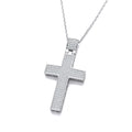 Micro Pave Big Cross with Chain
