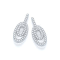 Micro Pave Fancy Drop Earring