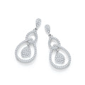 Micro Pave Fancy Cz Drop Earrings