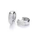 Micro Pave Small Hoop with CZs