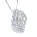 Micro Pave Fancy Pendant Cz with 18 Inch Chain