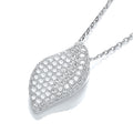 Micro Pave Fancy Pendant Cz with 18 Inch Chain
