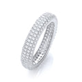 Micro Pave Full ET Ring No Edge Cz