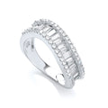 Baguette with Round Cz Ring