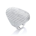 Micro Pave Long Finger Cz Ring