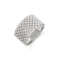 Micro Pave Multi Row Cz Ring