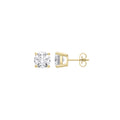 18ct Yellow Gold 2.00ctw LAB GROWN Diamond Earrings IGI Certified