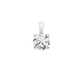18ct White Gold 1.00ctw LAB GROWN Diamond Pendant IGI Certified