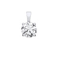 18ct White Gold 2.00ctw LAB GROWN Diamond Pendant IGI Certified
