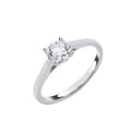 18ct White Gold 1.00ctw Solitaire LAB GROWN Diamond Ring IGI Certified