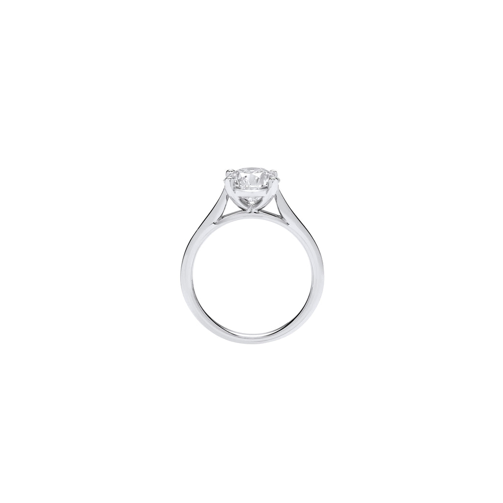18ct White Gold 1.00ctw Solitaire LAB GROWN Diamond Ring IGI Certified