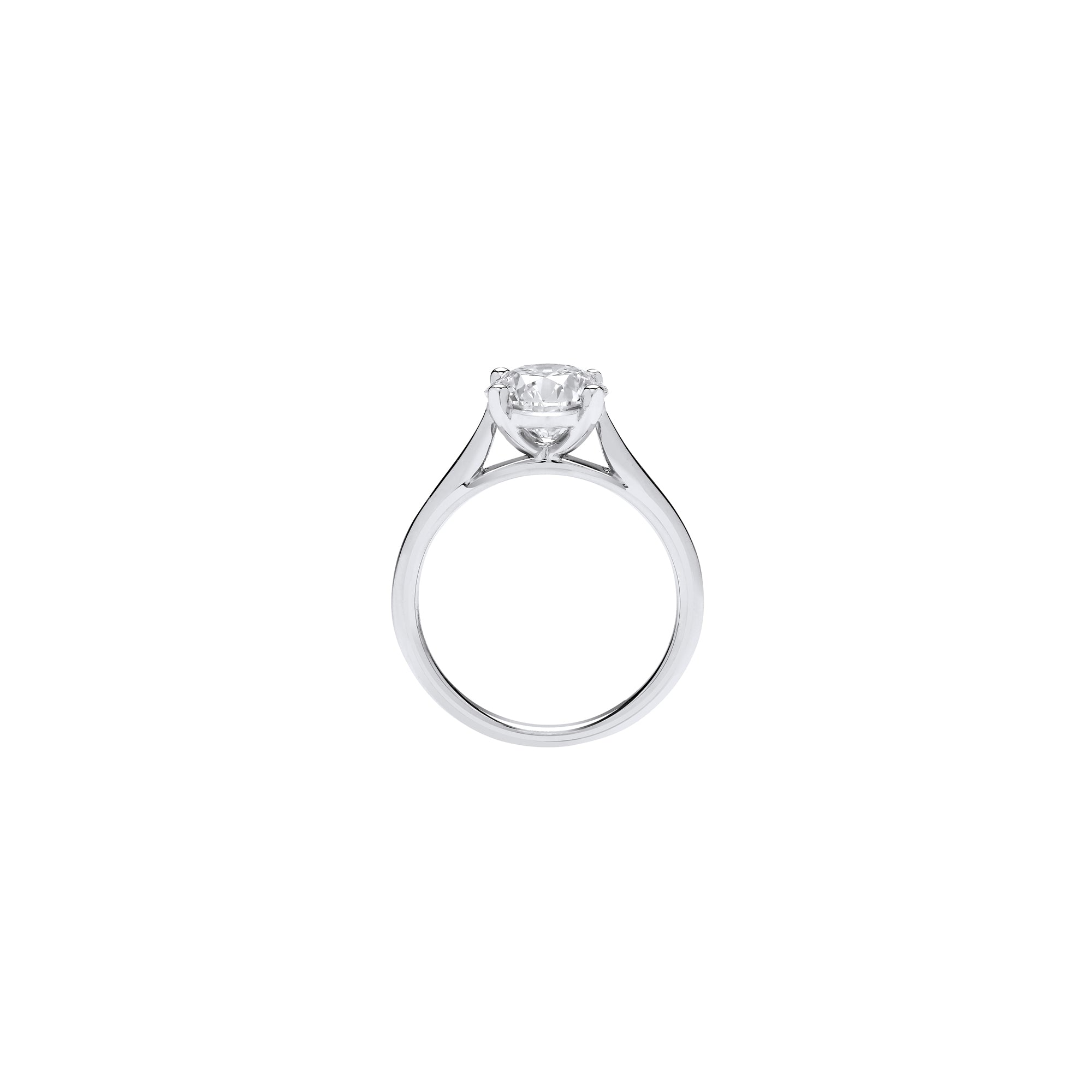 18ct White Gold 1.00ctw Solitaire LAB GROWN Diamond Ring IGI Certified